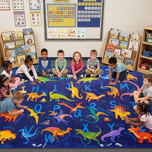 3x5 ABC Classroom Rug for Kids Playroom, Alphabet Rug by Unknown