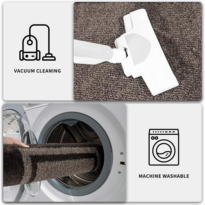 PURRUGS Dirt Trapping Door Mat 32" x 48", Non-Slip Machine Washable Entryway Rug - Image 7