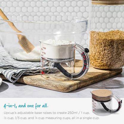 Dreamfarm Upcup All-in-1 Adjustable Measuring Cup, Metric & Imperial - Image 5