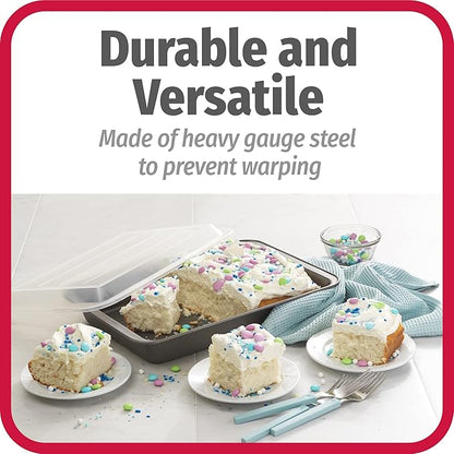 GoodCook Set of 2 Nonstick Steel 13" x 9" Cake Baking Pans - Image 4