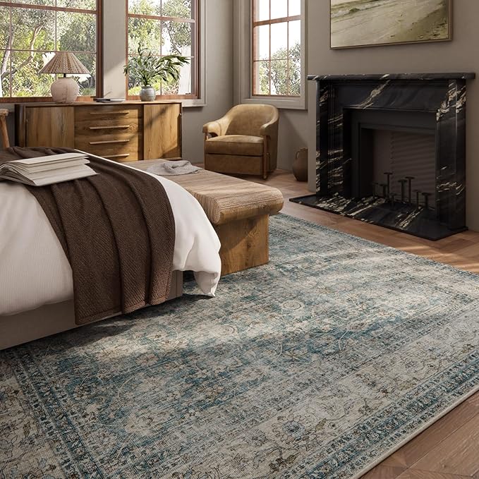 Area Rugs 9x12 Living Room: Washable Rugs - Image 4