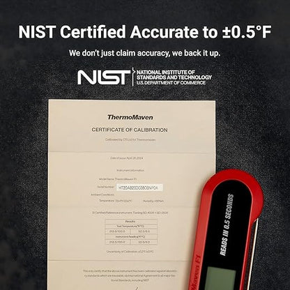 Professional 3X Faster 0.5sec Instant Read Meat Thermometer Digital, High - Image 3