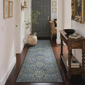 GENIMO Washable Floral Runner Rug 2x6, Non-Slip Long Hallway Carpet by GENIMO
