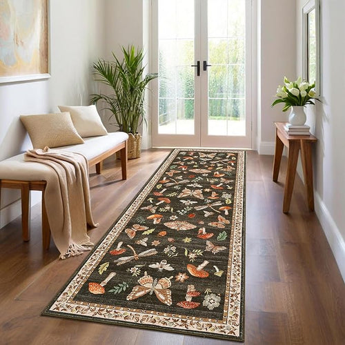 2.5x8 Runner Rug for Hallway Washable Kitchen Rugs Non Slip - Image 2