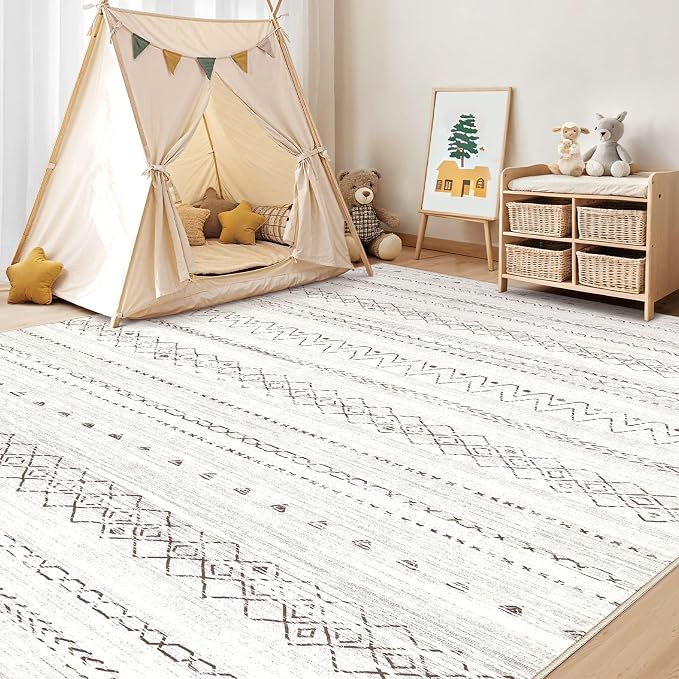 cotiled 12x15 Area Rugs Living Room Rug: Washable Boho Rugs - Image 6