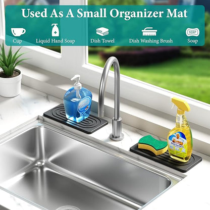 Water Absorbing Stone Tray, Quick Drying Diatomite Bathroom Tray Countertop - Image 6