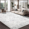 Washable 10×14 Area Rug for Living Room, Vintage Floral Rug Soft Non Slip Stain by Dotiiorug