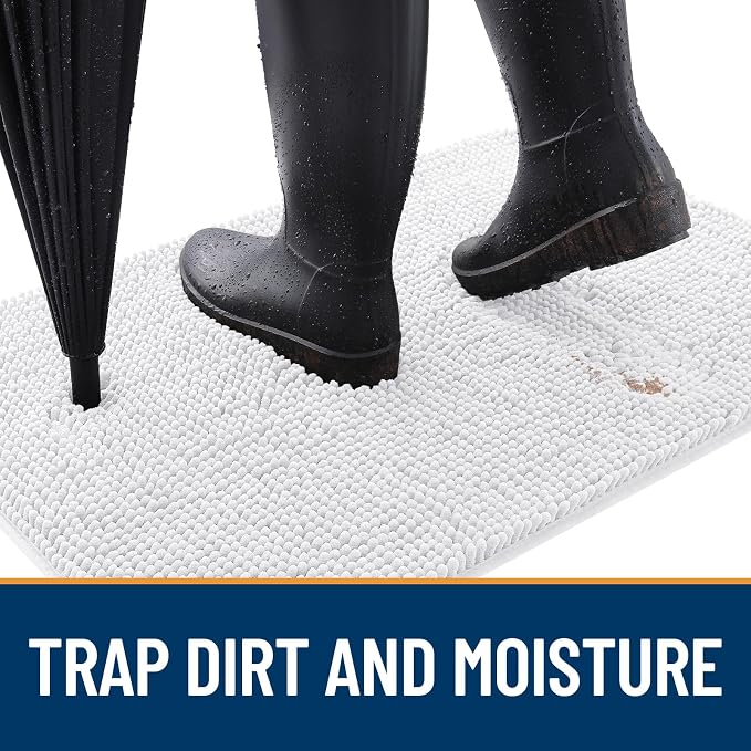 OLANLY Dog Door Mat for Muddy Paws 70x24, Absorbs Moisture and Dirt, Absorbent - Image 2