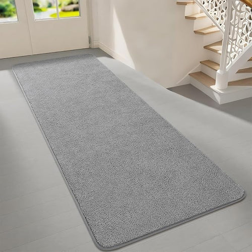 2x6 Feet Runner Rugs for Hallway, Low Pile Non Slip Memory Foam Rugs, Washable by Woottpe