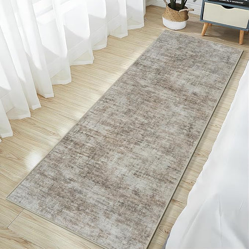 2'6''x8' Runner Rugs Washable Rug: Modern Abstract Living Room Rug Soft - Image 2