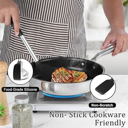 TeamFar Cooking Utensils Set, for Nonstick Cookware Flipping Frying Turning - Image 5