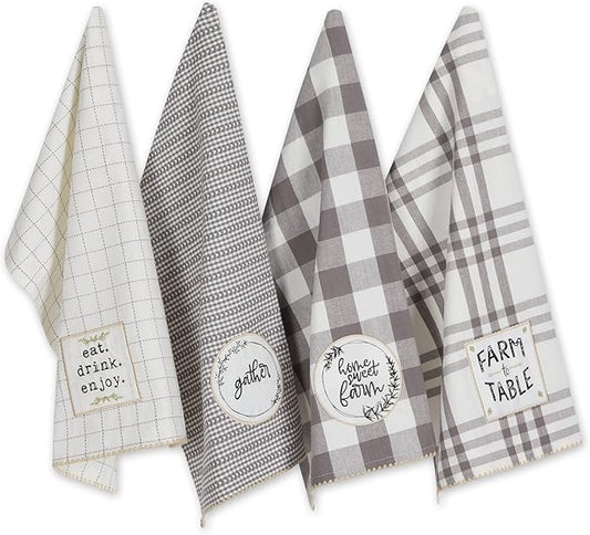 DII Home Sweet Farmhouse Kitchen Collection, Dishtowel Set by DII