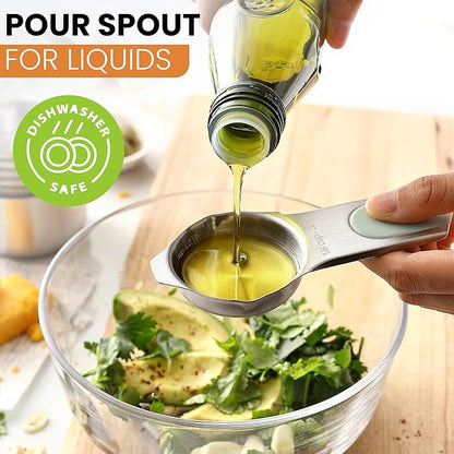Spring Chef Magnetic Stainless Steel Measuring Cups, Kitchen Tools - Image 7