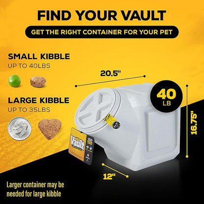 Gamma2 Vittles Vault Outback Airtight Pet Food Container, 40 Pounds - Image 3