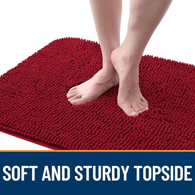 OLANLY Dog Door Mat for Muddy Paws 59x32, Absorbs Moisture and Dirt, Absorbent - Image 4
