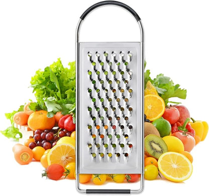 Cheese Grater Handheld, HIA Flat Coarse Stainless Steel Graters - Image 8