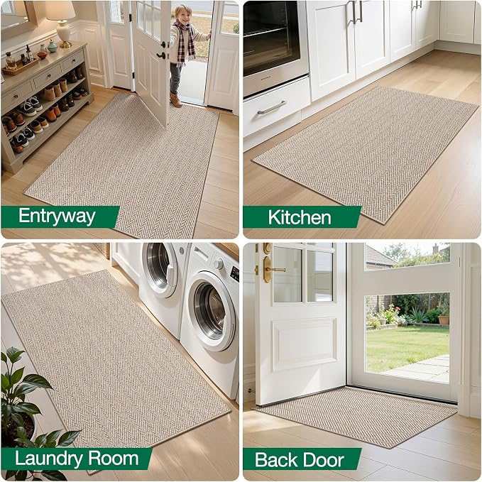 LUMI Ultra Thin Runner Rug for Hallway 2.3'x12', Non-Slip Entryway Rug - Image 8