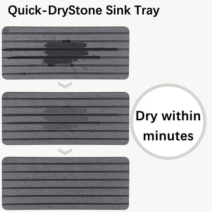 NiuYichee 2 PCS Water Absorbent diatomite Coasters, 10.2" x 4" Water Absorbing - Image 4