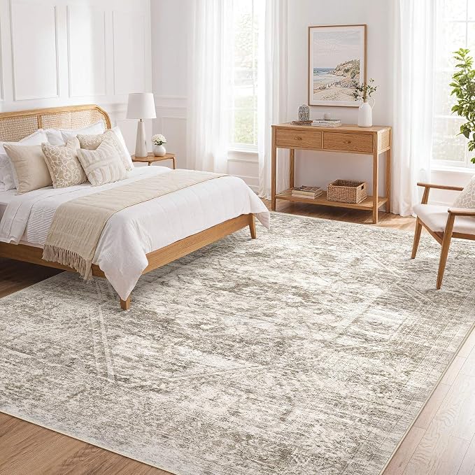 Vintage Living Room Area Rug 6x9 - Image 8