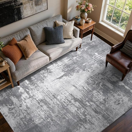 6x9 Ft Area Rugs for Living Room, Soft Non-Slip Washable Rugs Modern Abstract by Cuzwlovita