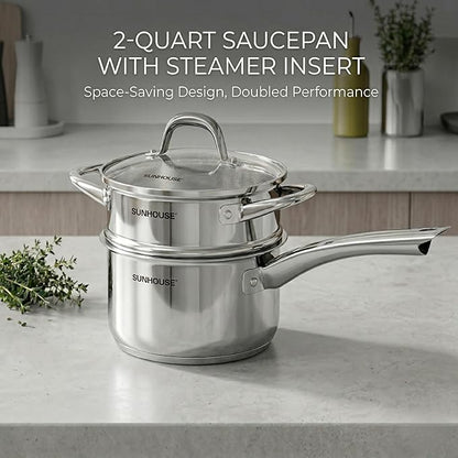 SUNHOUSE Stainless Steel Sauce Pan - Image 3
