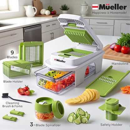 Mueller Pro-Series All-in-One, 12 Blade Mandoline Slicer - Image 6