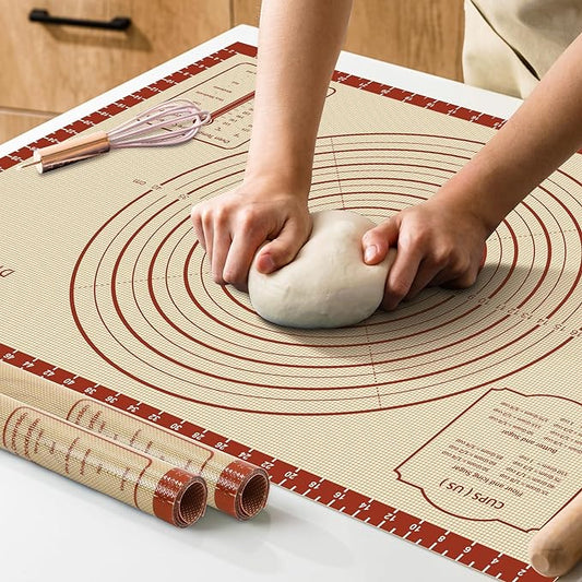 Silicone Baking Mat, Reusable Food Grade Silicone Counter Mat by DANIADEAN