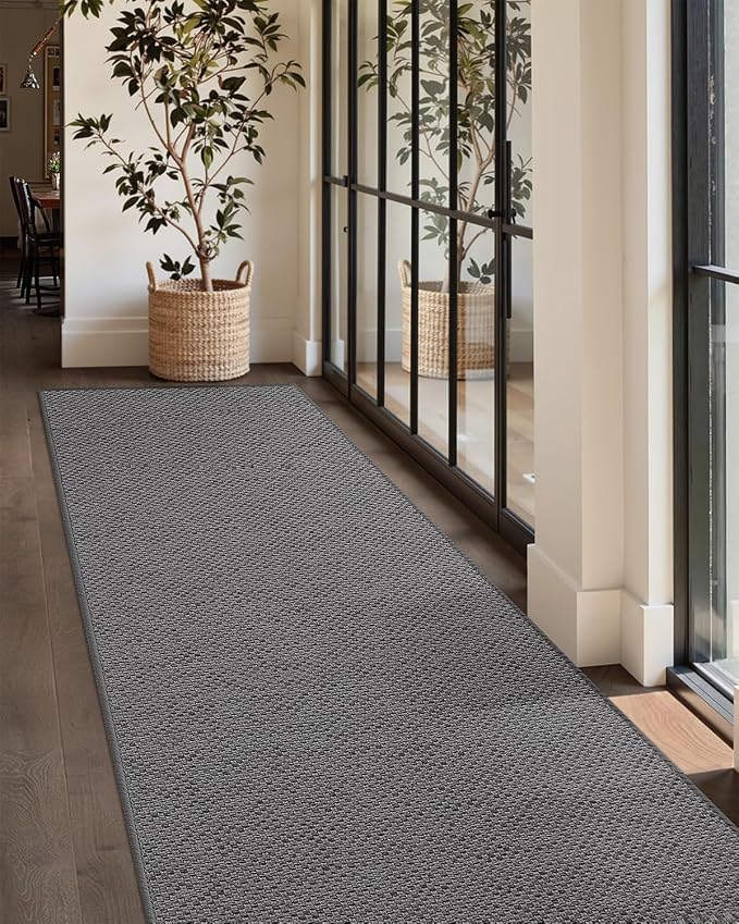 Color&Geometry Door Mat 2'4"x12' Runner Rug - Image 9