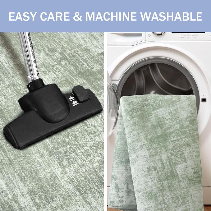 IOHOUZE Abstract Runner Rug 3x8 Ft Washable Runners - Image 5