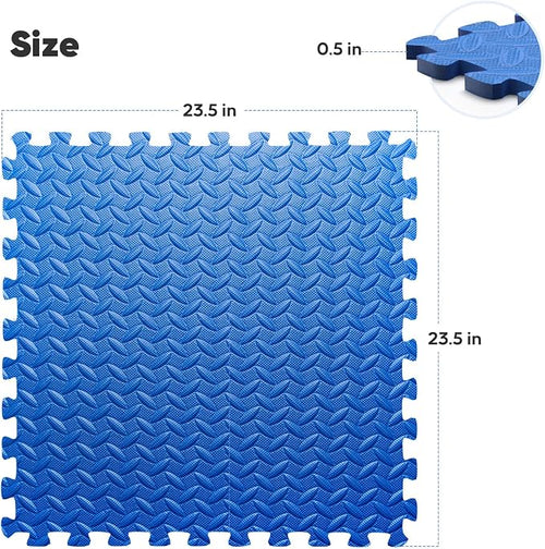 36 Pack Home Gym Mat, Puzzle Exercise Mat, EVA Interlocking Foam Floor Tiles - Image 2