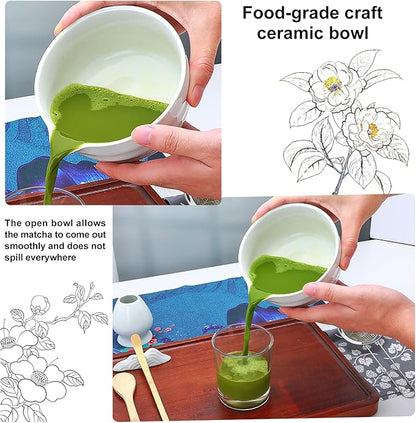 Matcha Whisk Set, Matcha Kit, Whisk Made from 100% Natural Bamboo, 11-component - Image 5