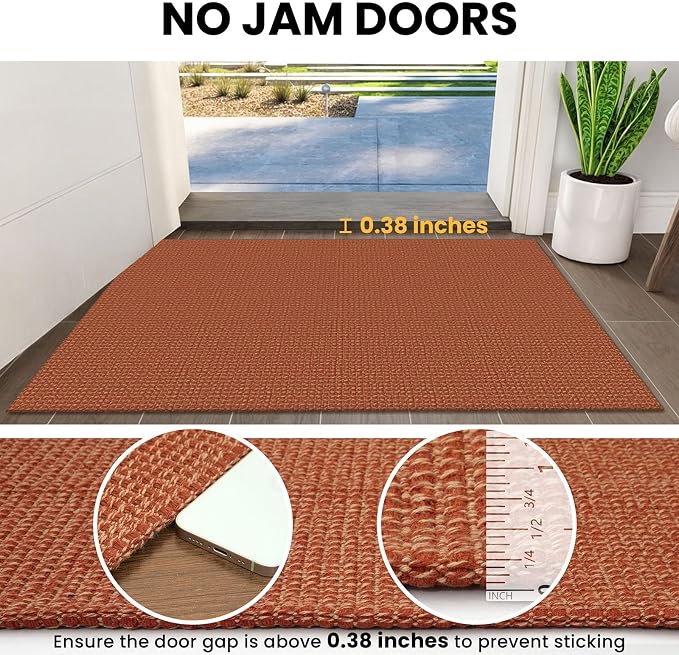 IOHOUZE Washable Runner Rug 3x10 Non Slip Rubber Backed Long Hallway Runner - Image 3