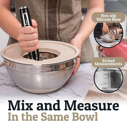 Priority Chef 6Pc Large Mixing Bowls - Image 2