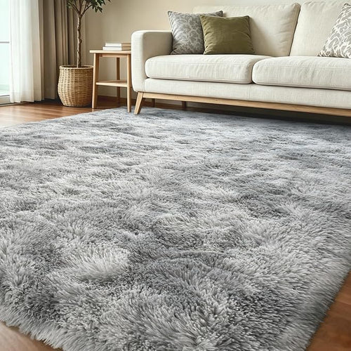 6x9 Ft Large Shag Rugs for Living Room Decor, Tie-Dyed Ultra Soft Fluffy Furry - Image 2