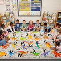 4x6 ABC Classroom Rug for Kids Playroom, Alphabet Rug by Unknown