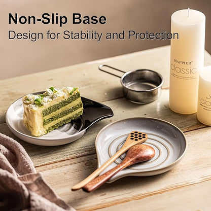 Ceramic Spoon Rest for Stove Top, Large Spoon Holder for Kitchen Counter - Image 5