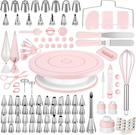 Kootek 158PCs Cake Decorating Kit, Baking Supplies Tools by Kootek