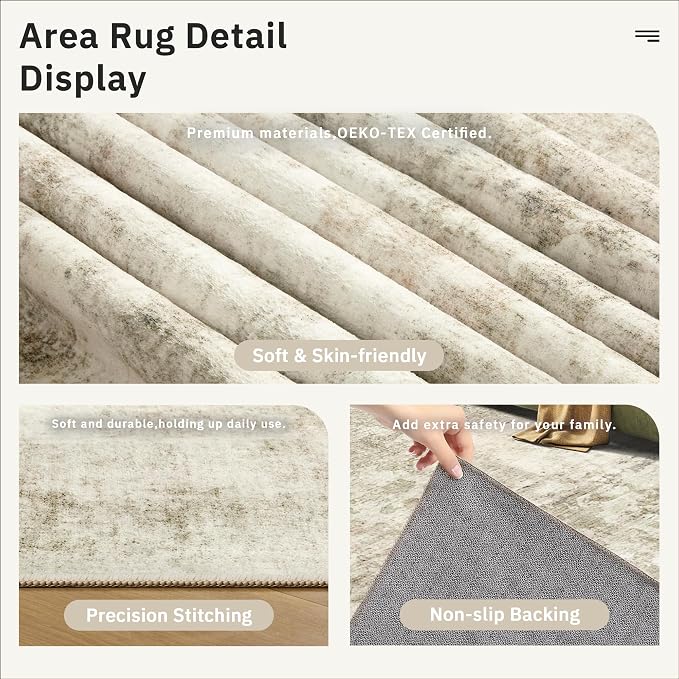 Soalmost 3x5 Rug, Small Area Rug - Image 6