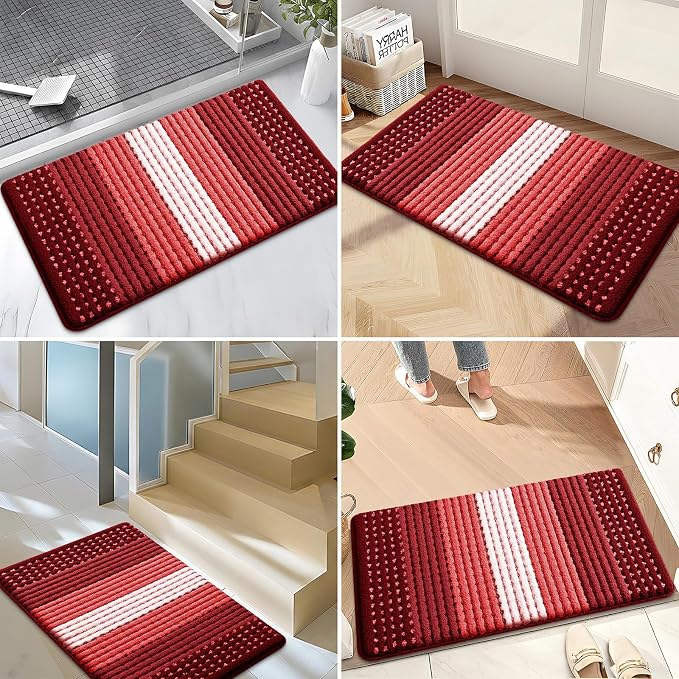 Kitinjoy Indoor Outdoor Door Mat, 59x24 Non-Slip Absorbent Dirt Trapper - Image 6