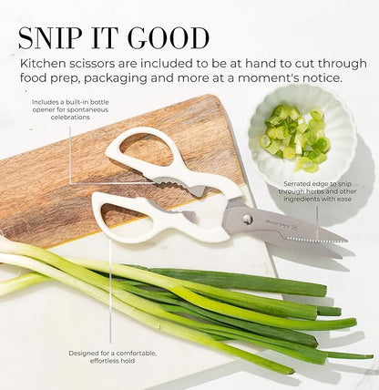 Styled Settings White Knife Set - Image 6