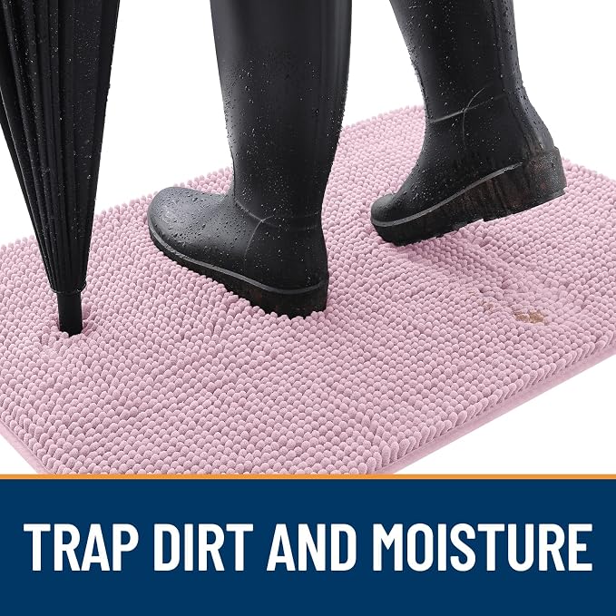 OLANLY Dog Door Mat for Muddy Paws 47x24, Absorbs Moisture and Dirt, Absorbent - Image 2