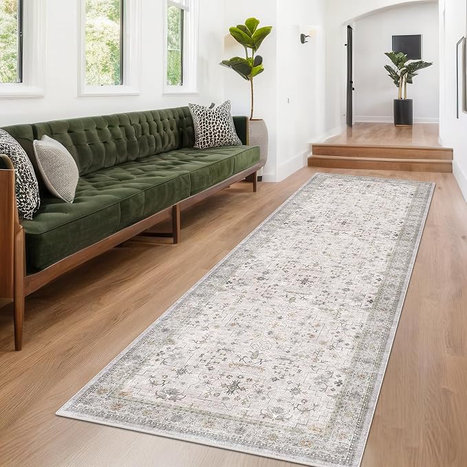 Hazo Haus Geometric 3x20 Wide Hallway Runner - Image 3