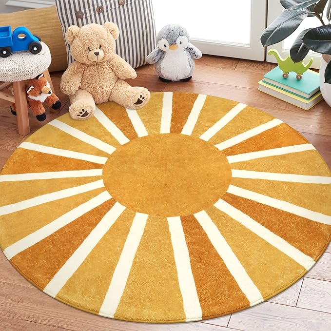 Lahome Round Rug 7Ft Round Area Rug - Image 2