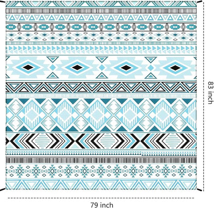 HIHOHO Beach Blanket Waterproof Sandproof Extra Large Beach Mat 79" X - Image 2