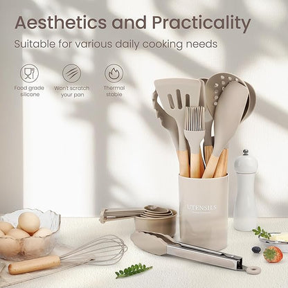 26 Pcs Silicone Cooking Utensils Set - Image 2