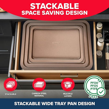 BAKKEN 3-Piece Kitchen Baking Pans - Image 4