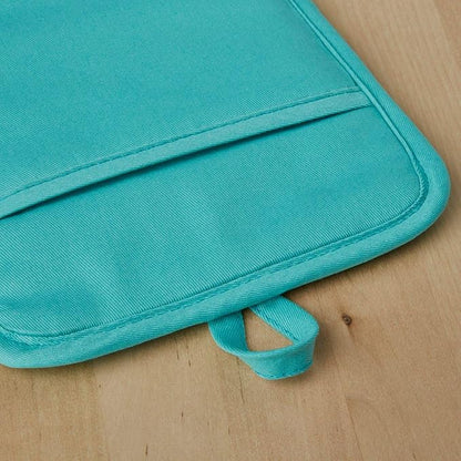 KitchenAid Ribbed Soft Silicone Pot Holder 2-Pack Set, Aqua Sky - Image 3