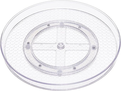 Amazon Basics Clear Lazy Susan Turntable Organizer by AmazonBasics