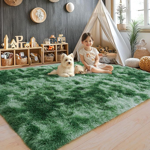 8x10 Area Rugs for Living Room, Ultra Soft Fluffy Large Shaggy Rug Carpet for - Image 2