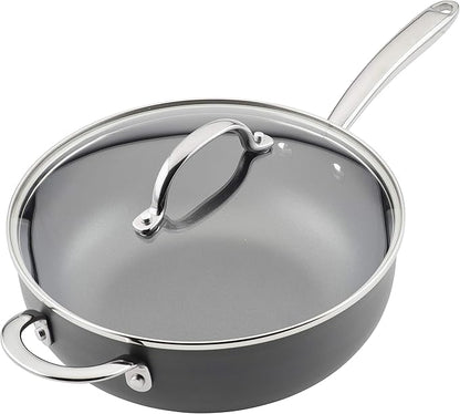 Rachael Ray Professional Hard Anodized Nonstick Sauce Pan/Saucepan/Saucier - Image 6